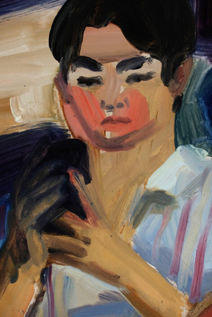 steven TSITP, 21*24 cm, oil on paper