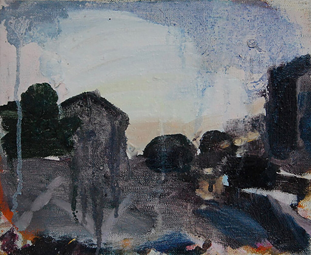 Web_Rudolph_Simone_Oberbilker_MArkt_OelLeinwand25_32cm_2018_