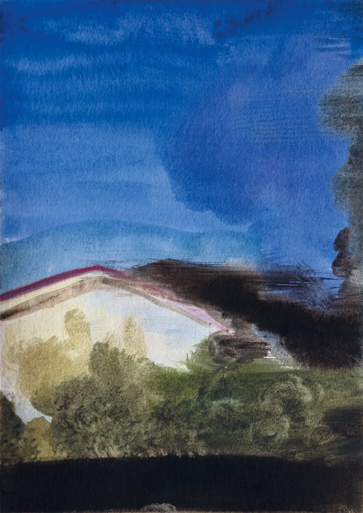 haus1, 15*21cm, watercolor and ink on paper